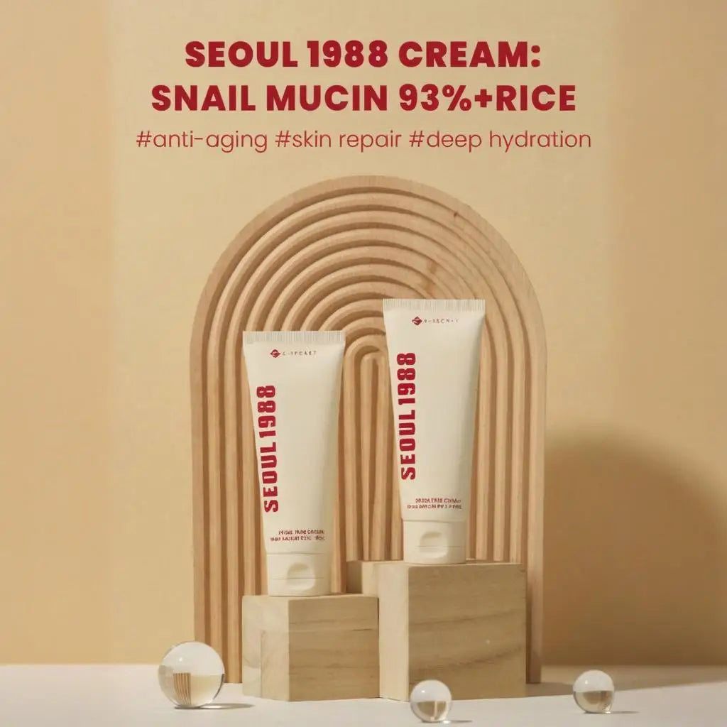 Seoul 1988 Essence : Snail Mucin 93% + Rice 100ml