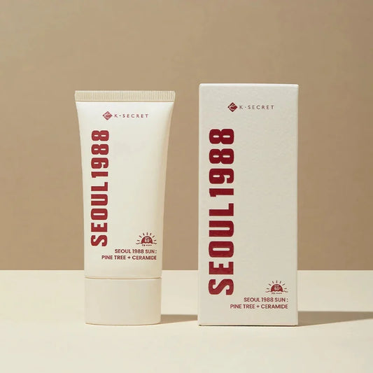 SPF50+ Korean SEOUL 1988 Sun Face Sunscreen Pine Tree + Ceramide Watery Texture UV Protection New Multi-Effect Protect Sunscreen